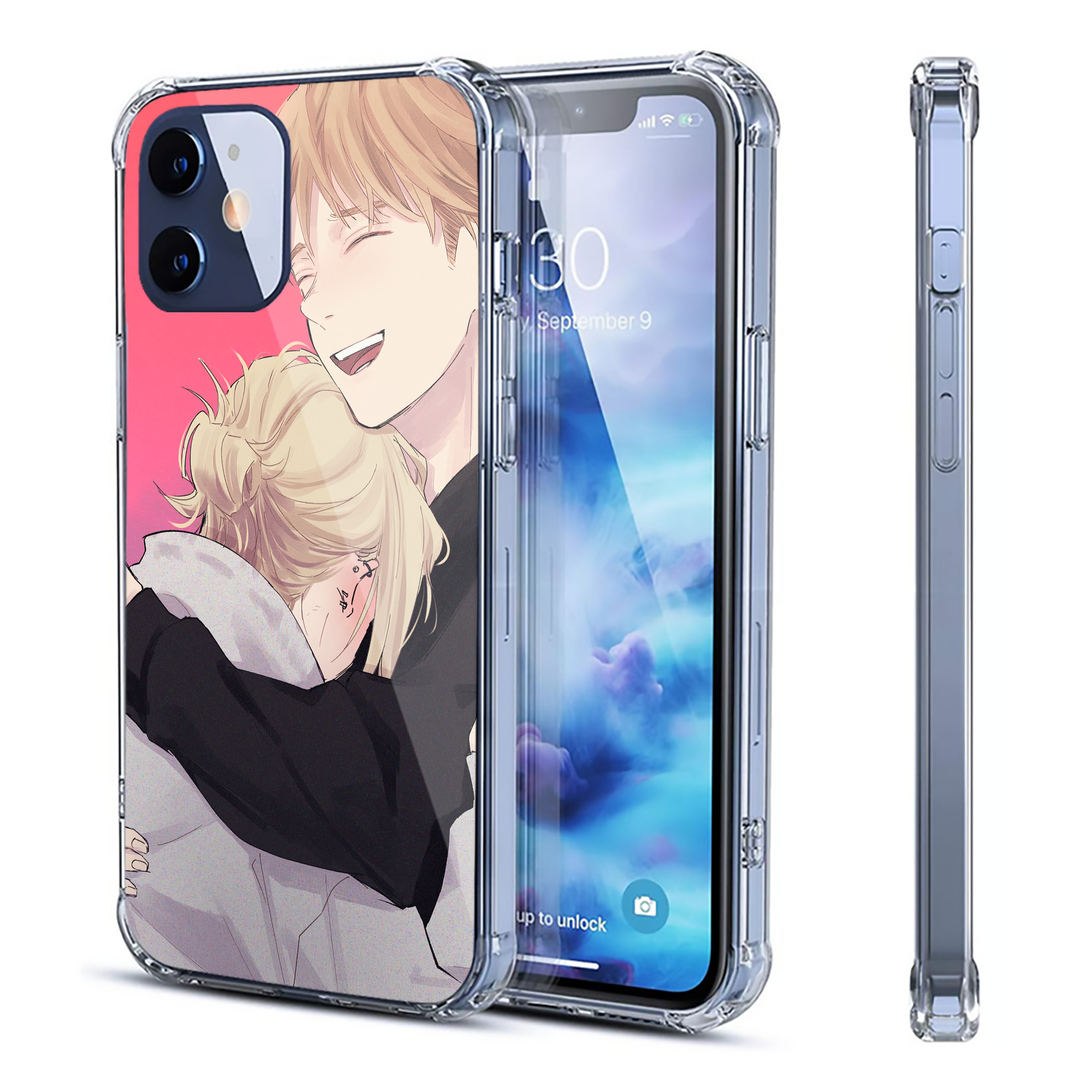 （画像用） 進撃の巨人 Attack on Titan 【iPhone 12シリーズ対応】透明スマホケース（クリアソフトケース）